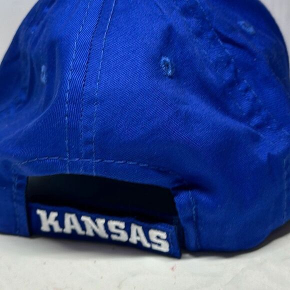 Going Yard Youth Size KU Kansas Jayhawks Rock Chalk Jayhawk Cap Baseball Hat Red - Picture 4 of 6